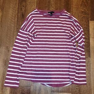 Forever 21 Striped Shirt Large